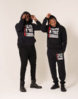 Black W.I.N Hoodie Set