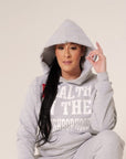 Gray Individual hoodies
