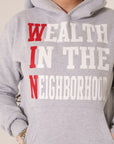 Gray Individual hoodies