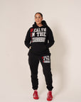 Black W.I.N Hoodie Set