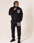 Black W.I.N Hoodie Set