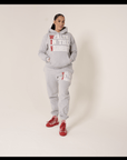 Gray Individual hoodies